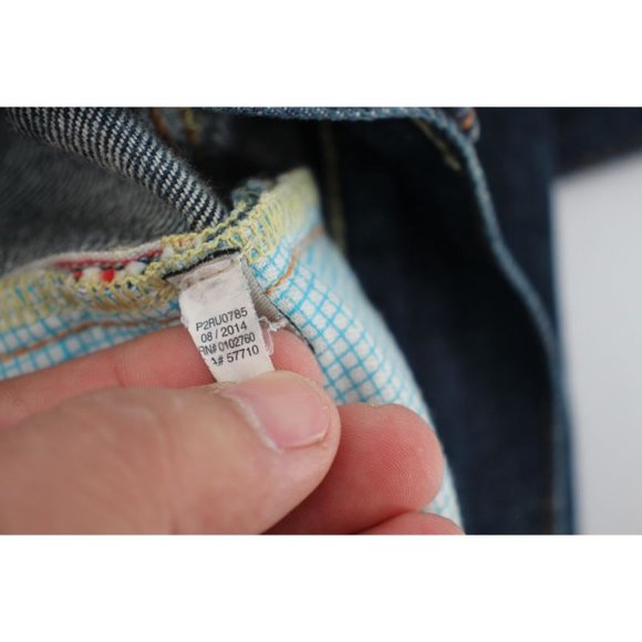 Jack Spade Mens 29 W31 Slim Straight Selvedge Denim Jeans White Oak Button Fly - Picture 11 of 13